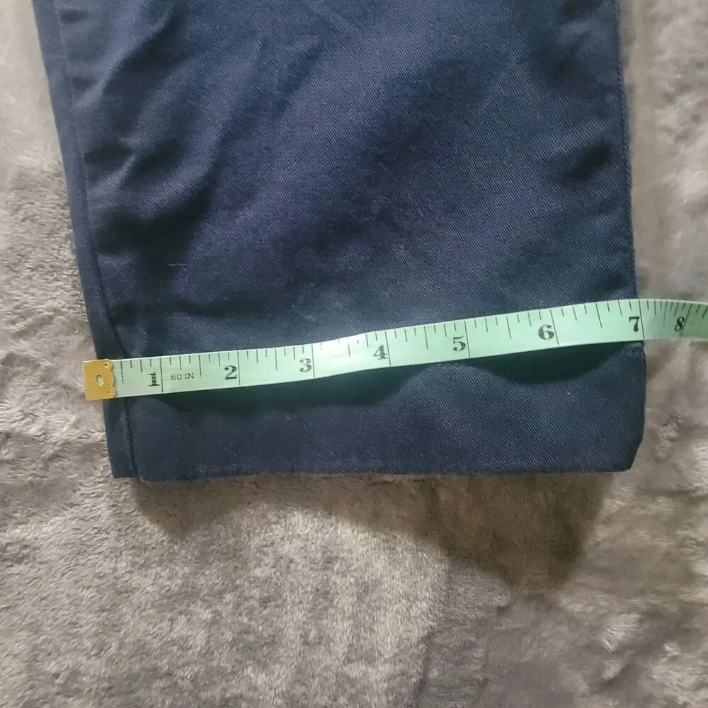 J. Crew Mens 34x30 Flex Chino Pants Slim Straight Navy